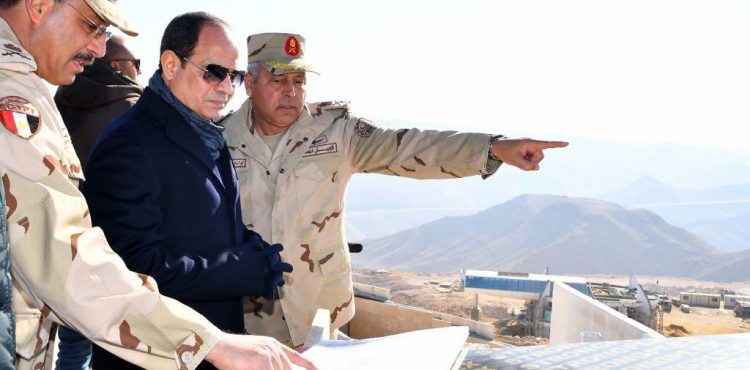 Egypt’s Sisi Visits Galala Mountain for Latest Developments