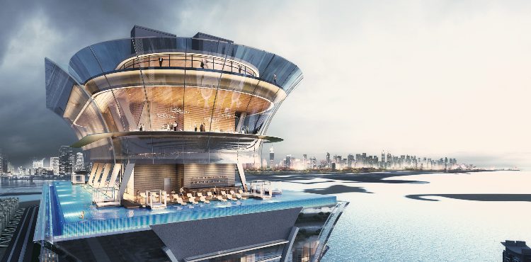 Nakheel Starts Work on Palm Tower Infinity Pool