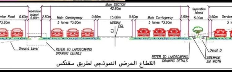 El Gazzar Announces Construction of New Sphinx City’s First Road