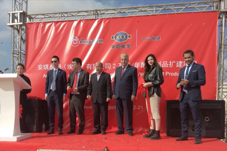 رئيس جهاز بني سويف الجديدة يشارك في افتتاح مصنع «أنجل ييست» باستثمارات صينية