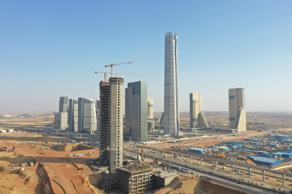 Construction of New Administrative Capital’s Infinity Tower Over 70% Complete