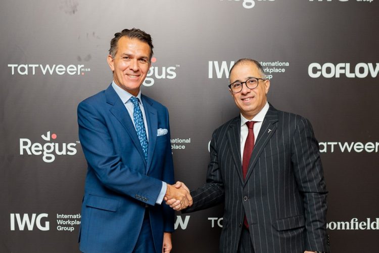 Tatweer Misr Partners with International Workplace Group to Launch Regus Workspace at Coflow in Bloomfields, Introducing Egypt’s First Serviced Offices for Hybrid Work Solutions