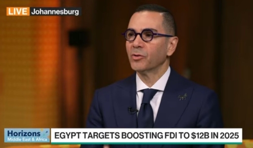 وزير الاستثمار يبحث مع «بلومبرغ» استعادة تدفقات الاستثمار الأجنبي وتعزيز الأصول الحكومية