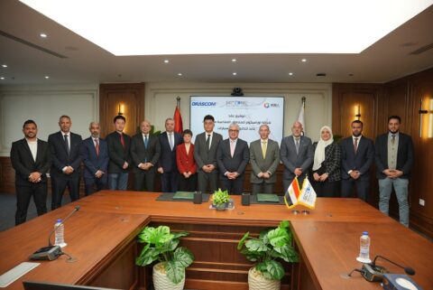 A commemorative photo of the signing of the agreement