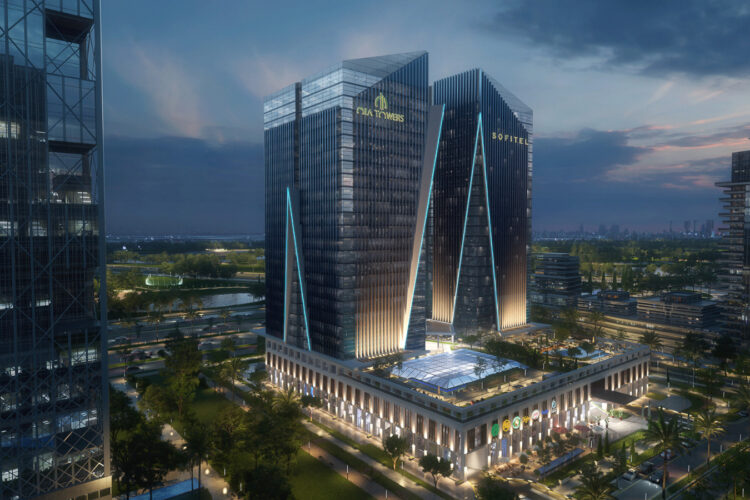 شركة SJS المالكة للعلامة التجارية «Tivoli Dome» تقوم بزيارة تفقدية لـ«OIA Towers» بالعاصمة الجديدة